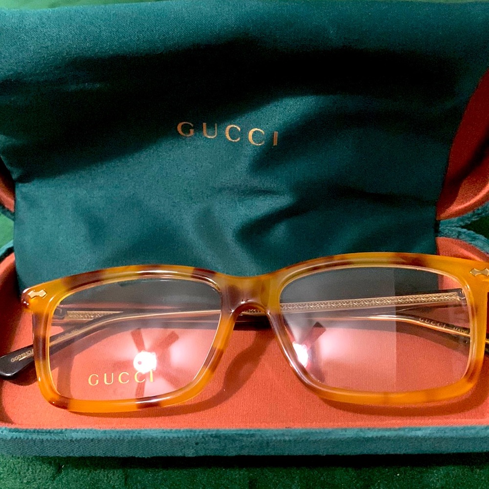 Gucci glasses . Prescriptions lenses could be added to glasses